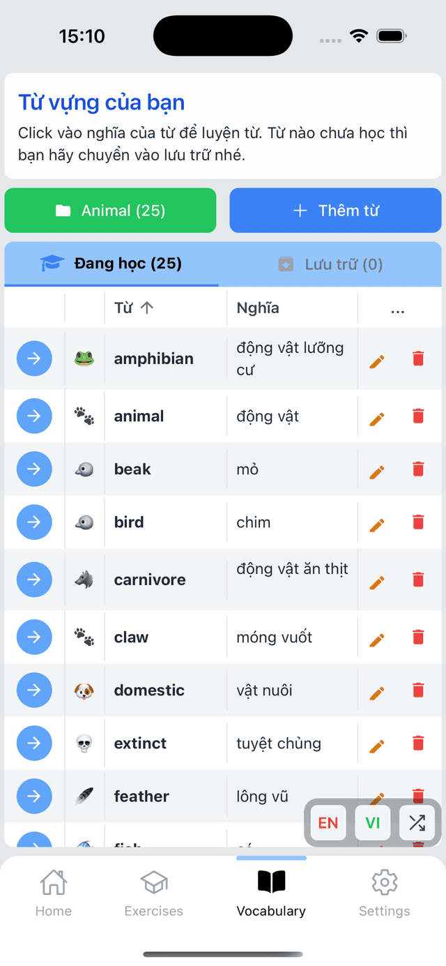 Vocabulary - Learn Words