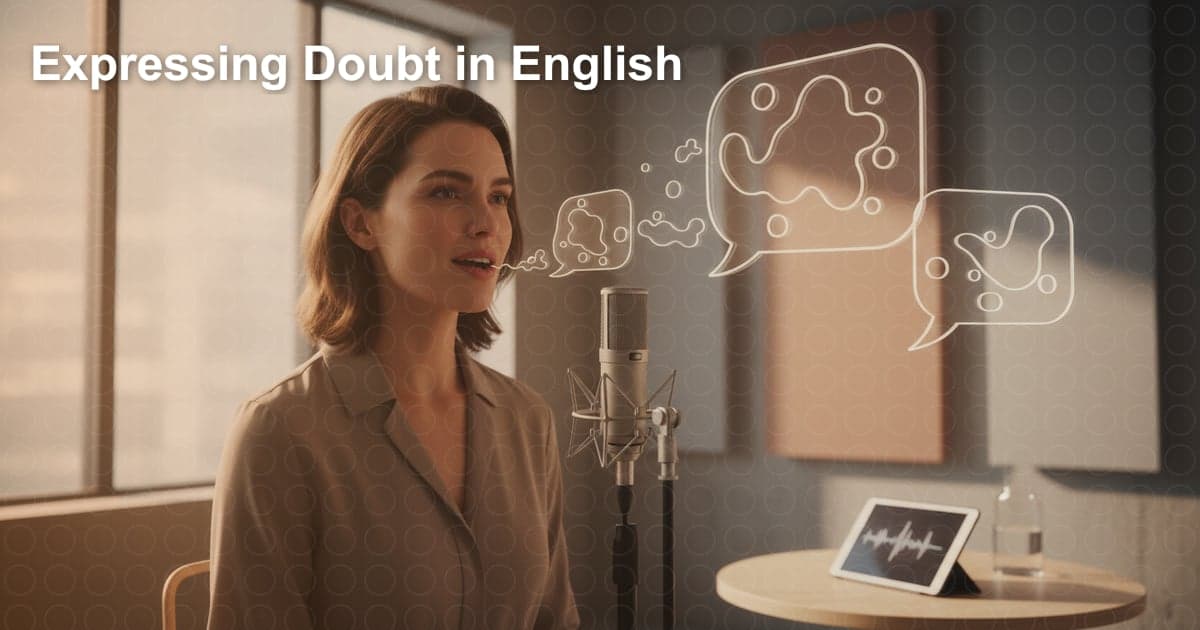 Nói "Tôi Nghi Ngờ": Cách Diễn Đạt Sự Phân Vân Trong Tiếng Anh