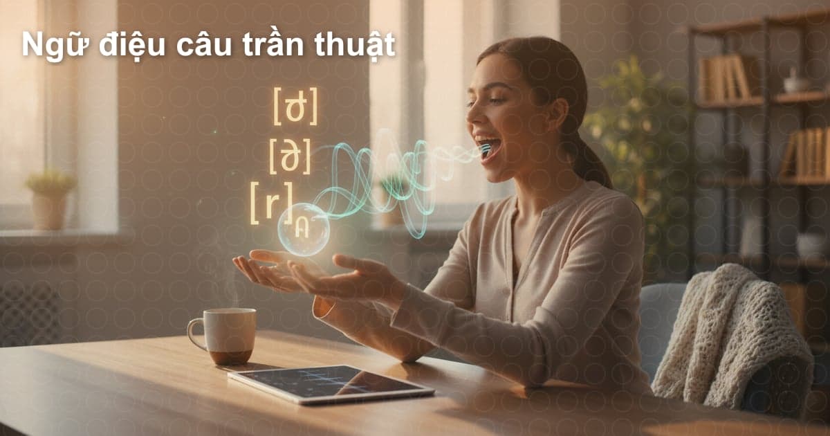 Ngữ điệu câu trần thuật: Bí quyết nói tiếng Anh chuẩn như người bản xứ