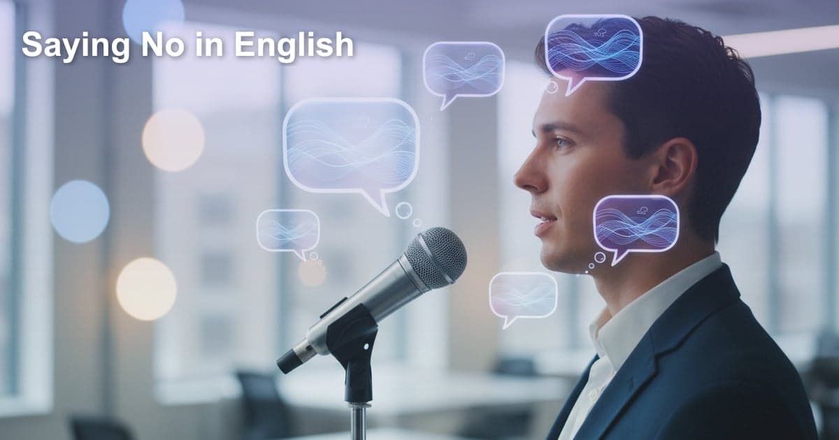 Từ chối khéo léo: "Không, tôi không thể" bằng tiếng Anh