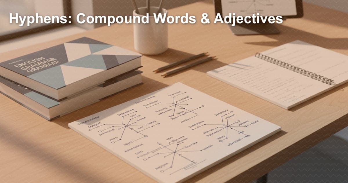 Dấu Gạch Nối: Khi Nào Dùng Để Ghép Từ & Tính Từ?
