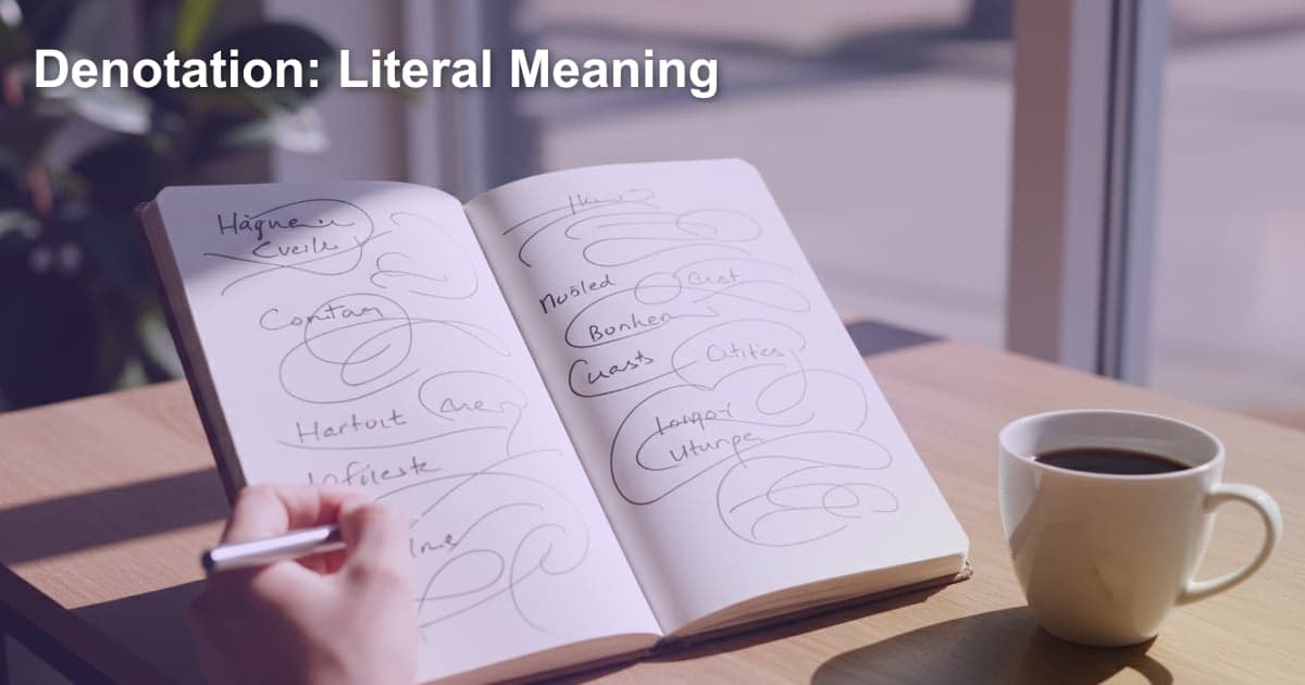 Denotation: Nghĩa đen là gì? Hướng dẫn chi tiết cho người học