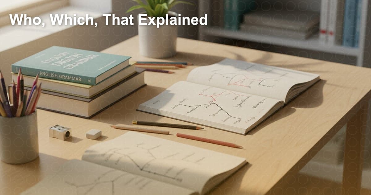 Đại từ Quan hệ: Who, Which, That - Chinh Phục Ngữ Pháp Tiếng Anh