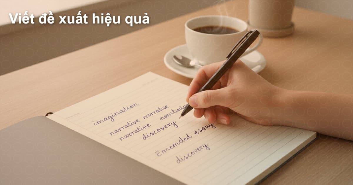 Viết đề xuất hiệu quả: Gợi ý ý tưởng và cấu trúc