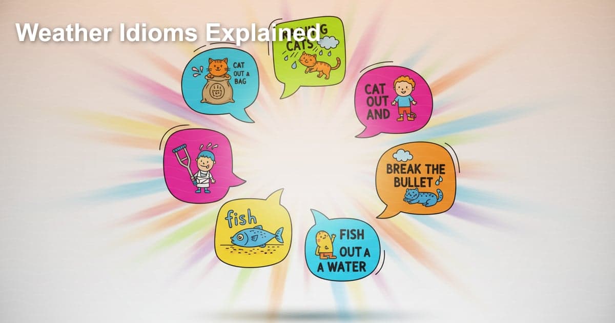 天気に関する英語イディオム：日常会話を豊かにする表現集
