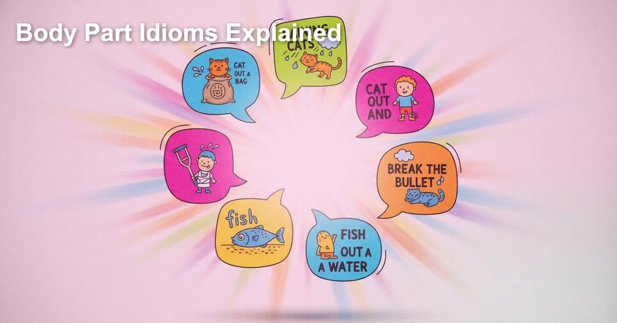 体の一部を使った英語イディオム：会話を豊かにする表現集