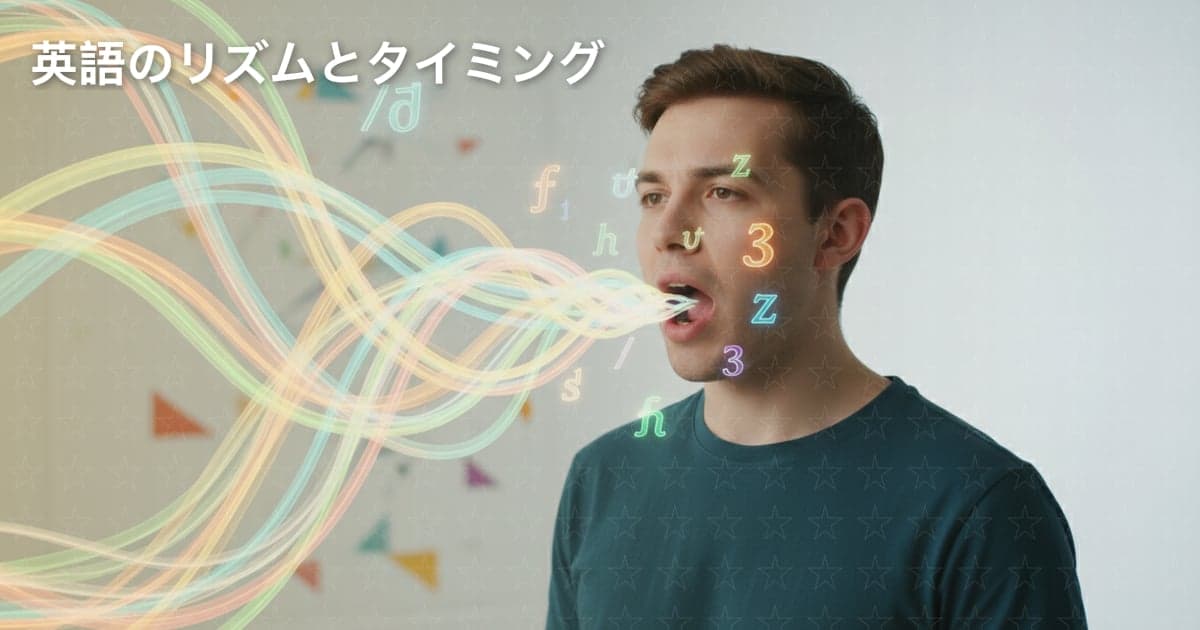 英語のリズムとタイミング：ネイティブのように話すための秘訣