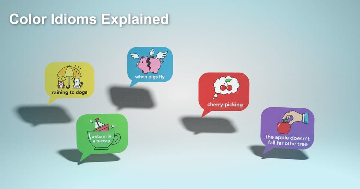 色にまつわる英語イディオム：日常会話を豊かにする表現集