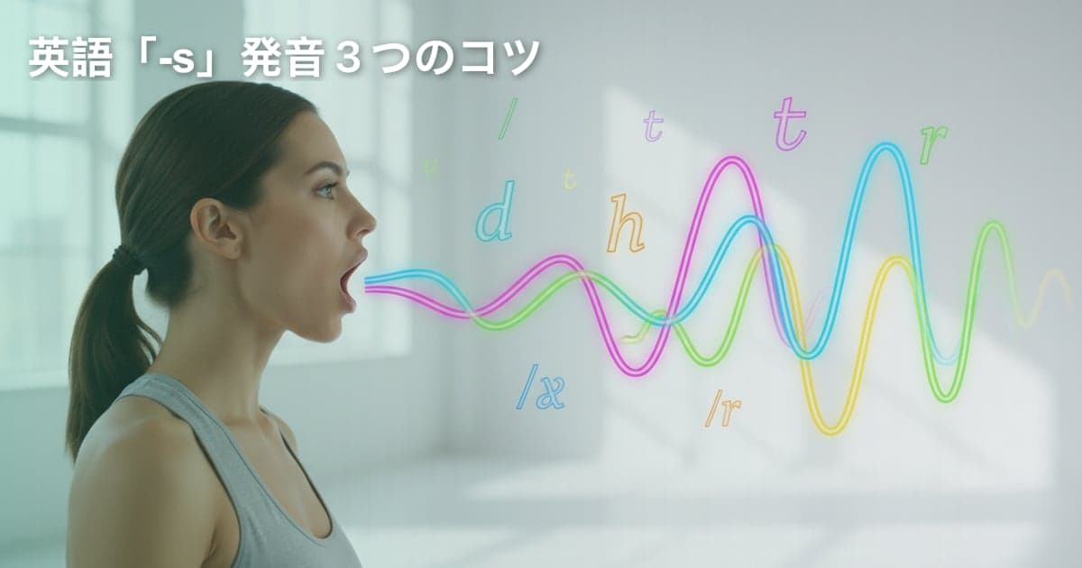 英語の複数形「-s」の発音：３つの音をマスターする秘訣