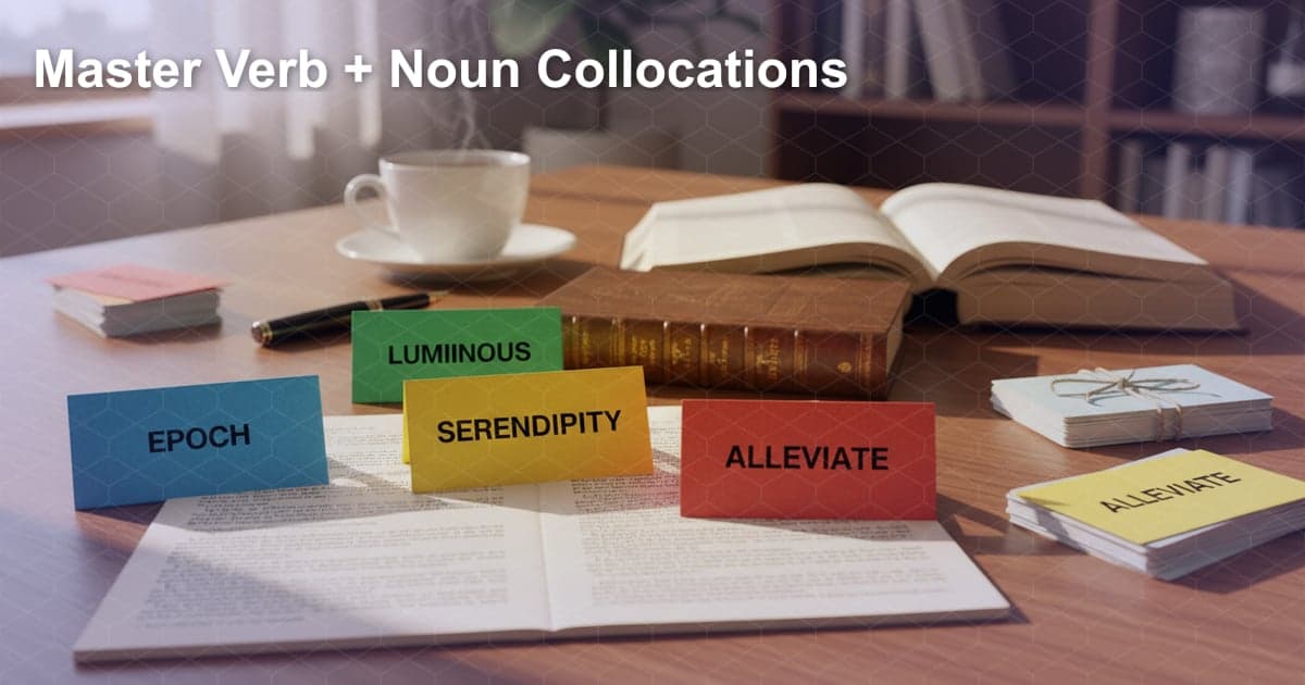 英語のコロケーション：動詞＋名詞で表現力アップ！