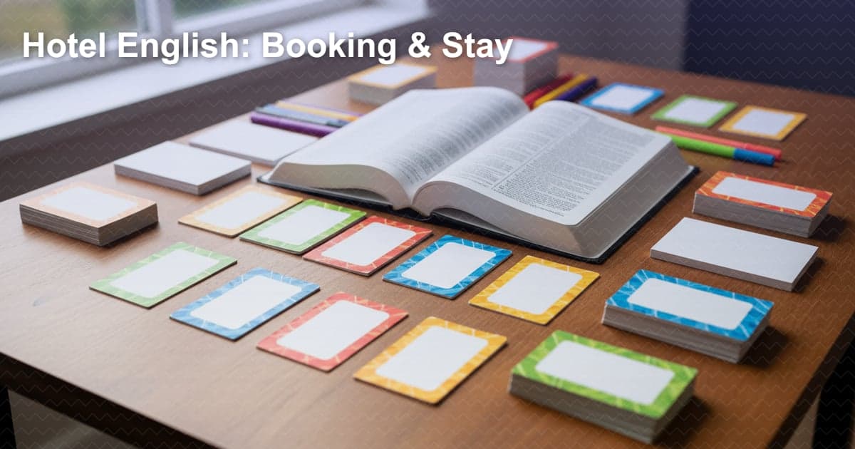ホテル英会話：予約から滞在まで、スムーズなやり取りをマスターしよう！