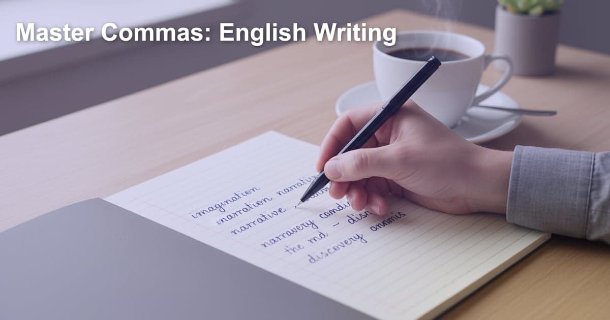 英語学習者のためのカンマ：必須ルールと実践テクニック