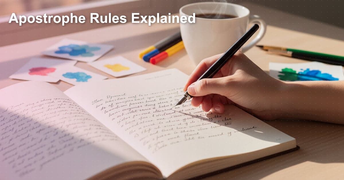 アポストロフィの使い方：所有格と短縮形をマスターしよう！