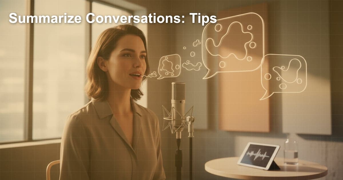 会話を要約する：効果的なリスニングと記憶の秘訣