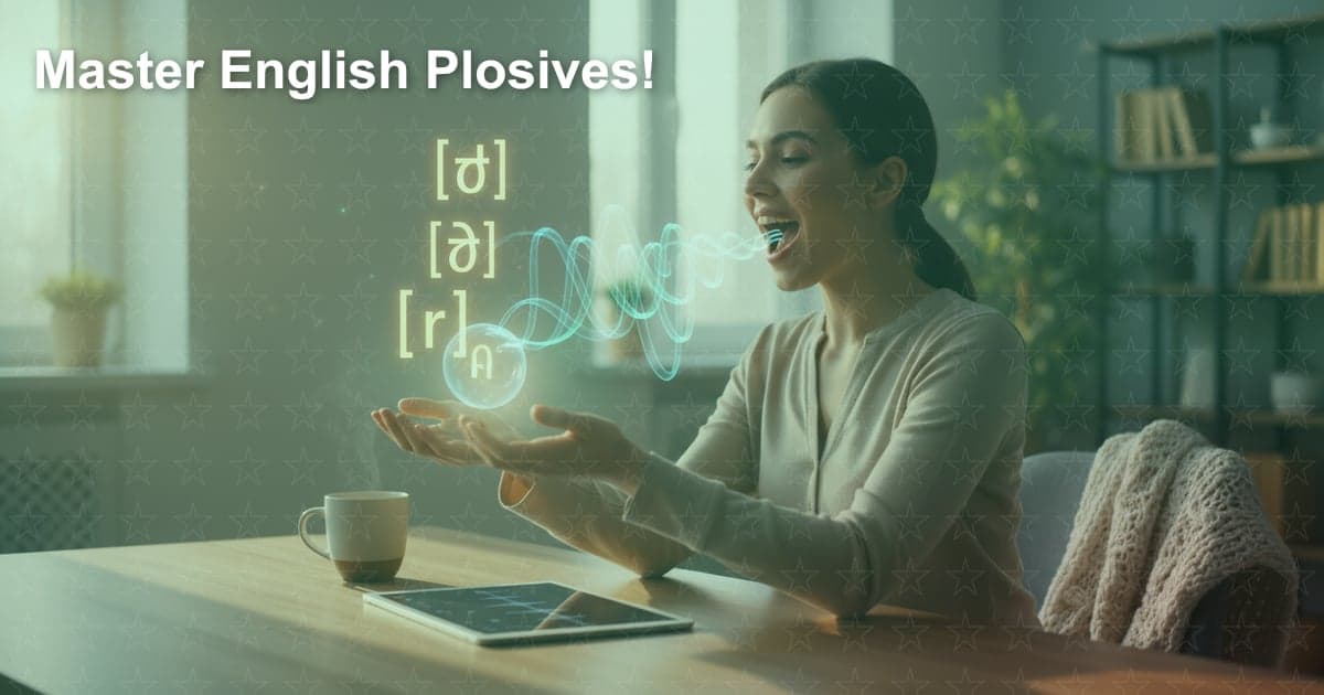 英語の発音：破裂音 /p/, /b/, /t/, /d/, /k/, /g/ をマスターしよう！