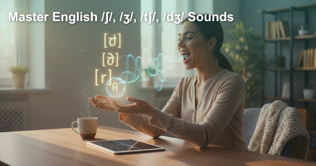 英語の「シュ」「ジュ」「チュ」「ヂュ」発音：ネイティブのように話すコツ