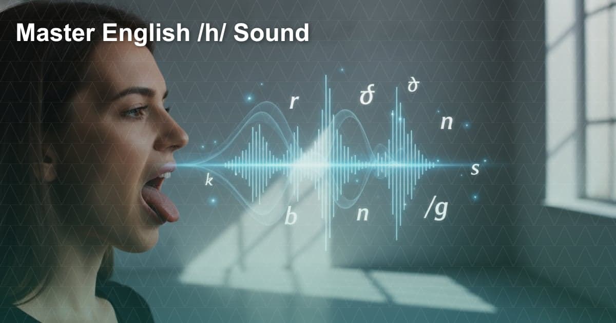 英語の発音「/h/」をマスター！ネイティブのように話すための実践ガイド