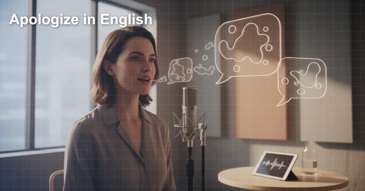 「ごめんなさい」の伝え方：英語で誠意を込めて謝る方法