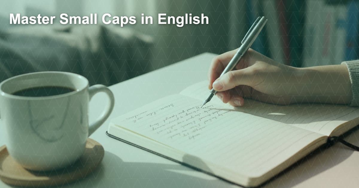 英語学習者がつまずきやすい「小文字」の使い方：プロが教える完璧マスターガイド
