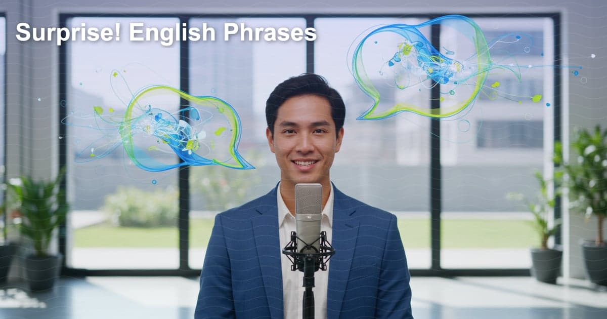 驚きを表現する英語：「Wow」「Really?」だけじゃない！ネイティブが使う多彩なフレーズ集