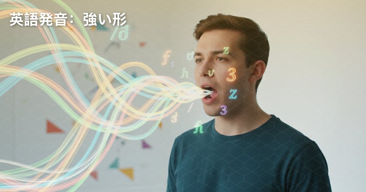 英語の発音：単語の「強い形」でリスナーを惹きつける方法