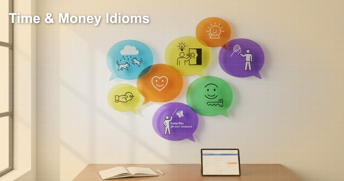 시간과 돈에 관한 영어 관용구: 원어민처럼 말하기