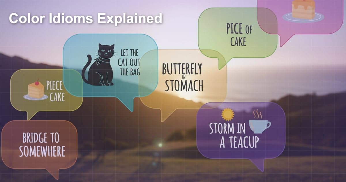 색깔 관련 영어 관용구: 파란색, 빨간색, 녹색 관용구 마스터하기