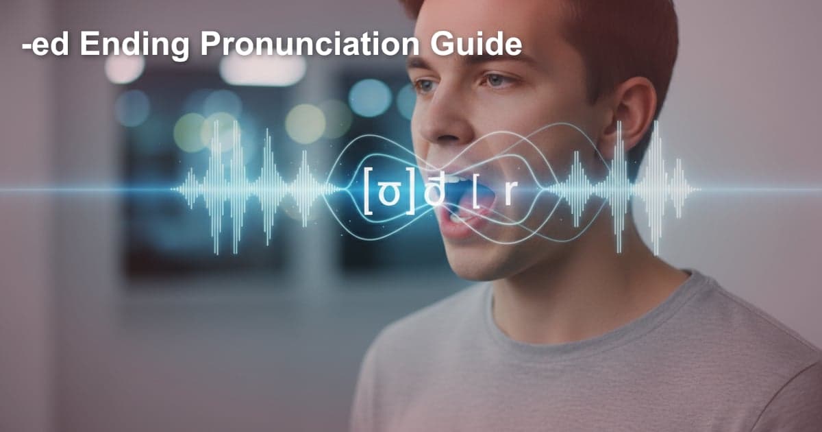 영어 발음의 비밀: -ed 끝말, 어떤 소리가 날까?