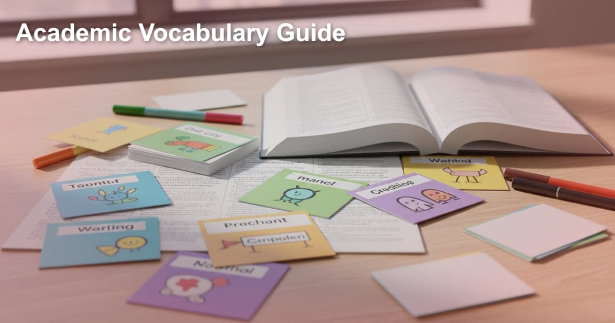 학생들을 위한 학술 어휘: 시험 점수와 학업 성취도를 높이는 비결
