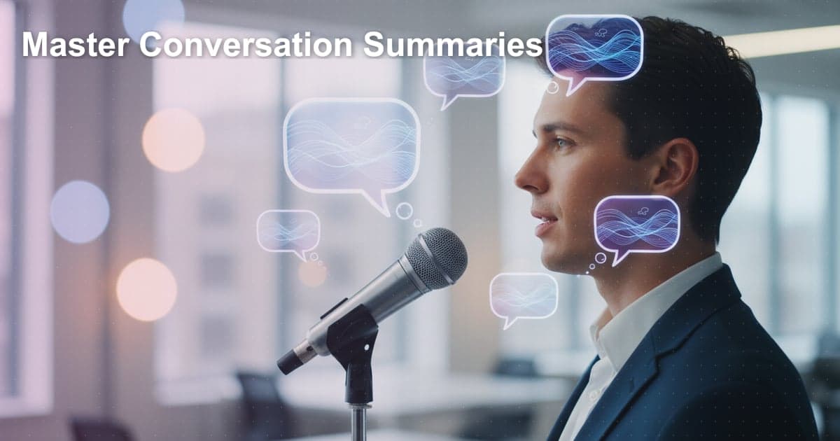 대화 요약: 핵심을 짚는 영어 말하기 비법