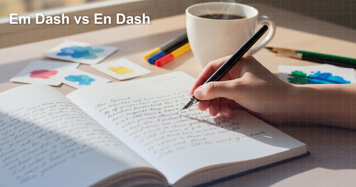 대시(Dash) 완벽 가이드: 엠 대시 vs 엔 대시, 언제 어떻게 사용할까?