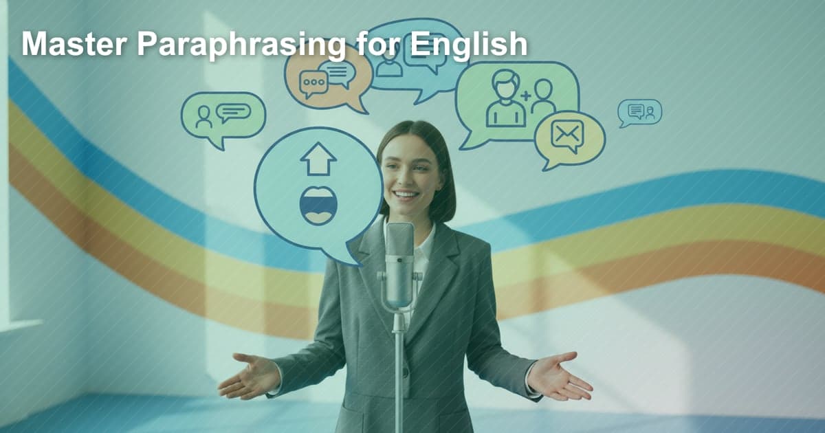 영어로 듣기 능력 향상: 패러프레이징 마스터하기