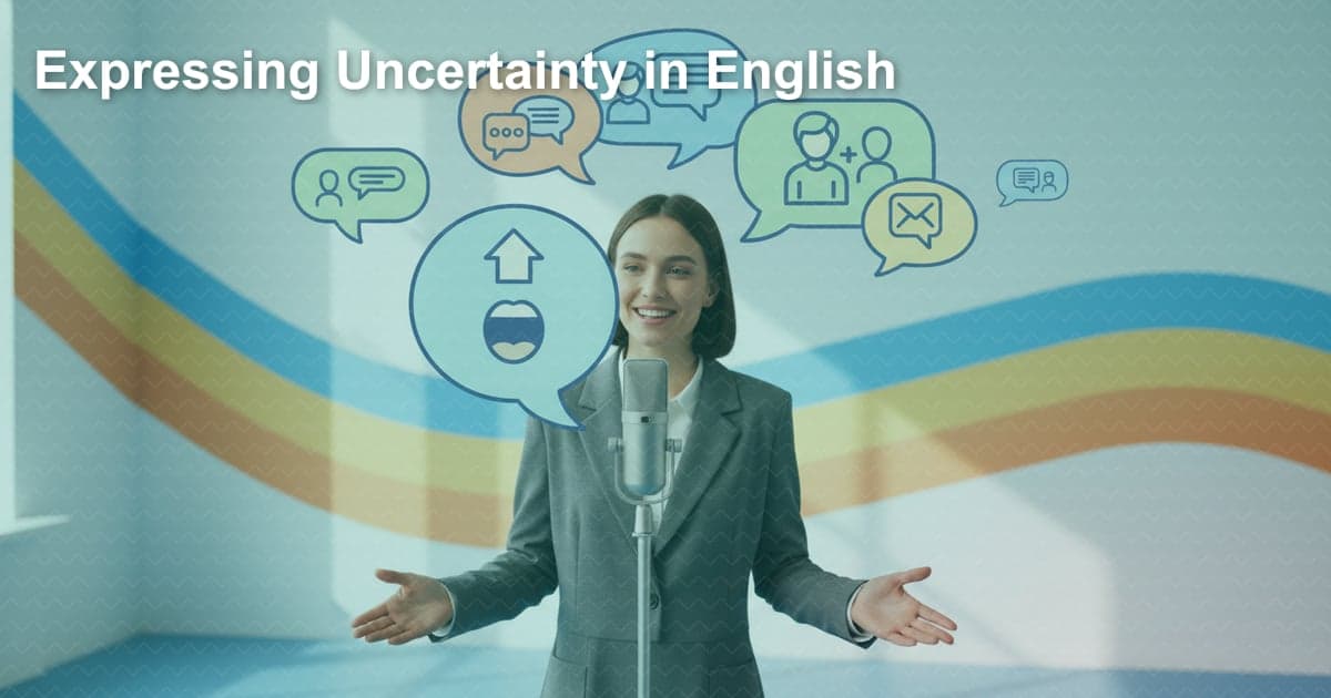 "잘 모르겠어요" 영어로 말하기: 확실함을 넘어선 표현들