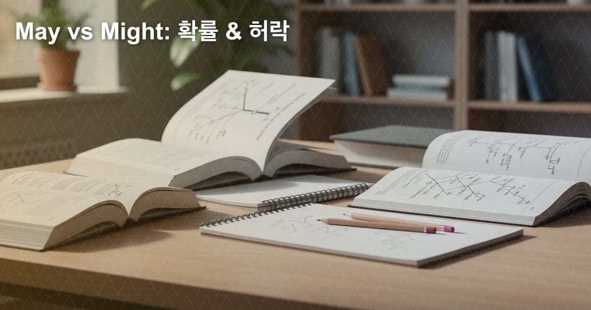 May vs Might: 확률과 허락, 언제 어떤 조동사를 쓸까?