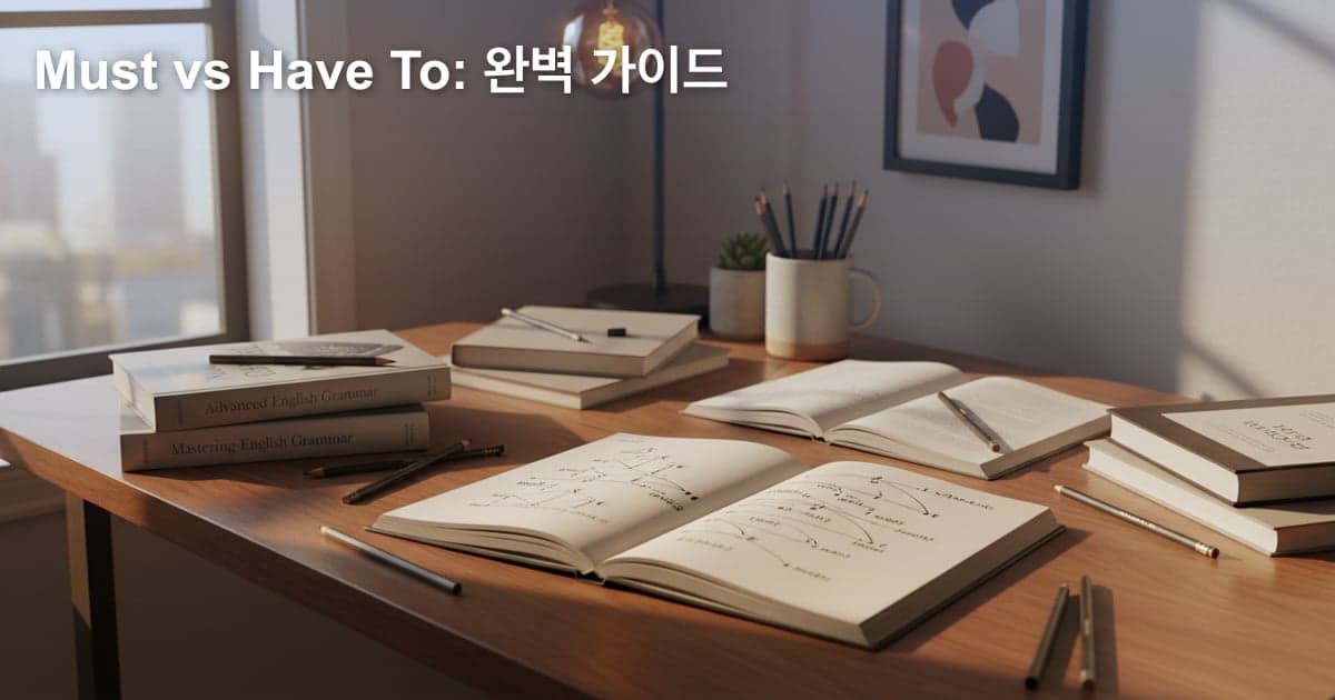 Must vs Have To: 헷갈리는 차이점과 실제 사용법 완벽 정리