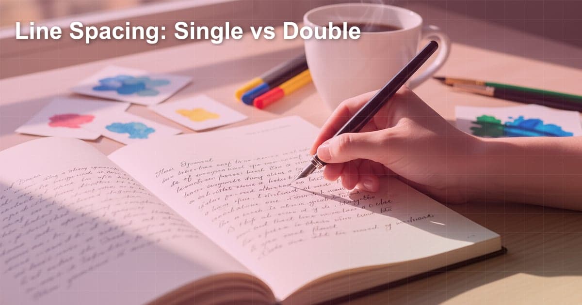 줄 간격: 싱글 vs 더블, 영어 글쓰기에서 무엇을 선택해야 할까?
