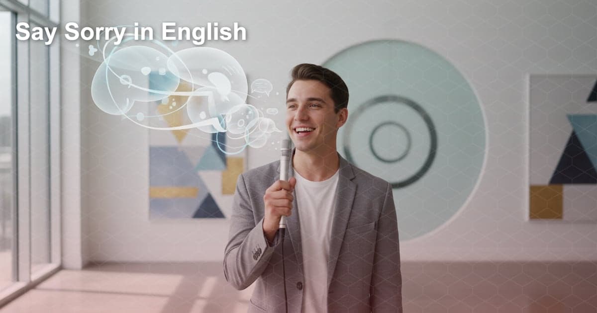 영어로 제대로 사과하는 법: 진심을 전하는 표현들