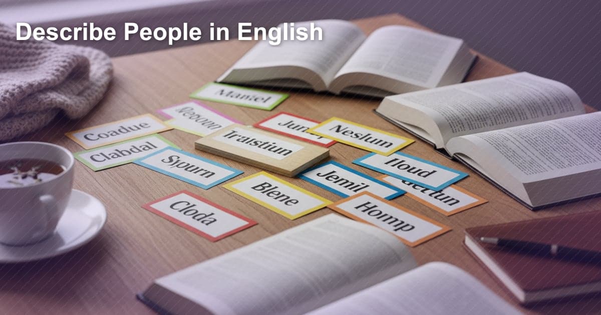 사람 묘사 어휘 마스터하기: 영어 실력 향상의 지름길