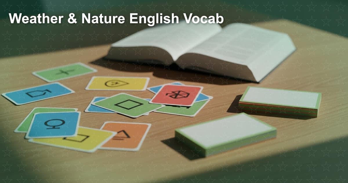 날씨와 자연 관련 영어 어휘: 유창하게 말하는 비결