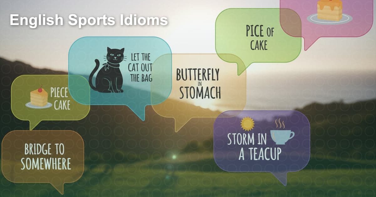 体育俚语和短语：像母语者一样谈论运动！