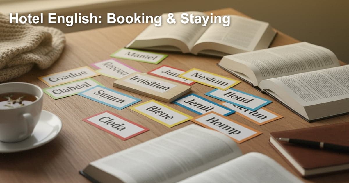 酒店英语词汇：预订与入住全攻略 (Hotel Vocabulary: Booking & Staying Guide)