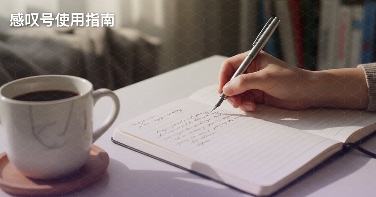 感叹号使用指南：何时使用，何时避免！