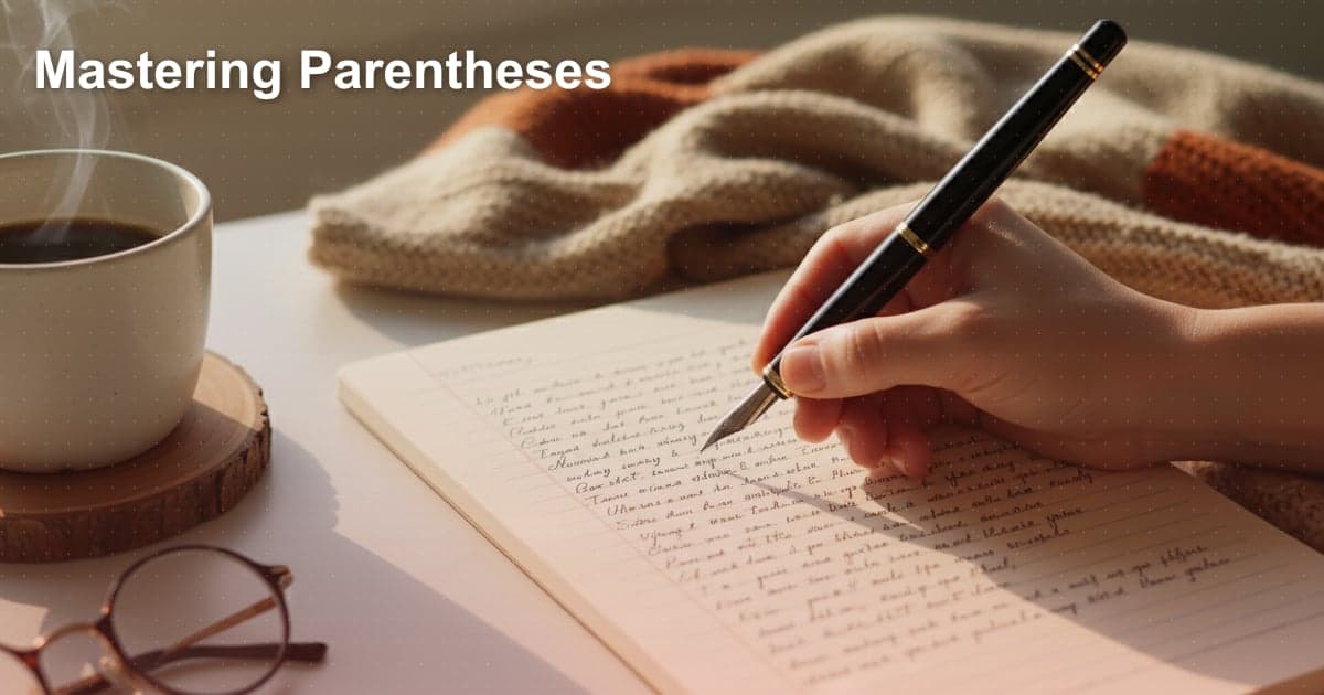 括号的妙用：何时使用，如何用对，让你的英语写作更上一层楼！