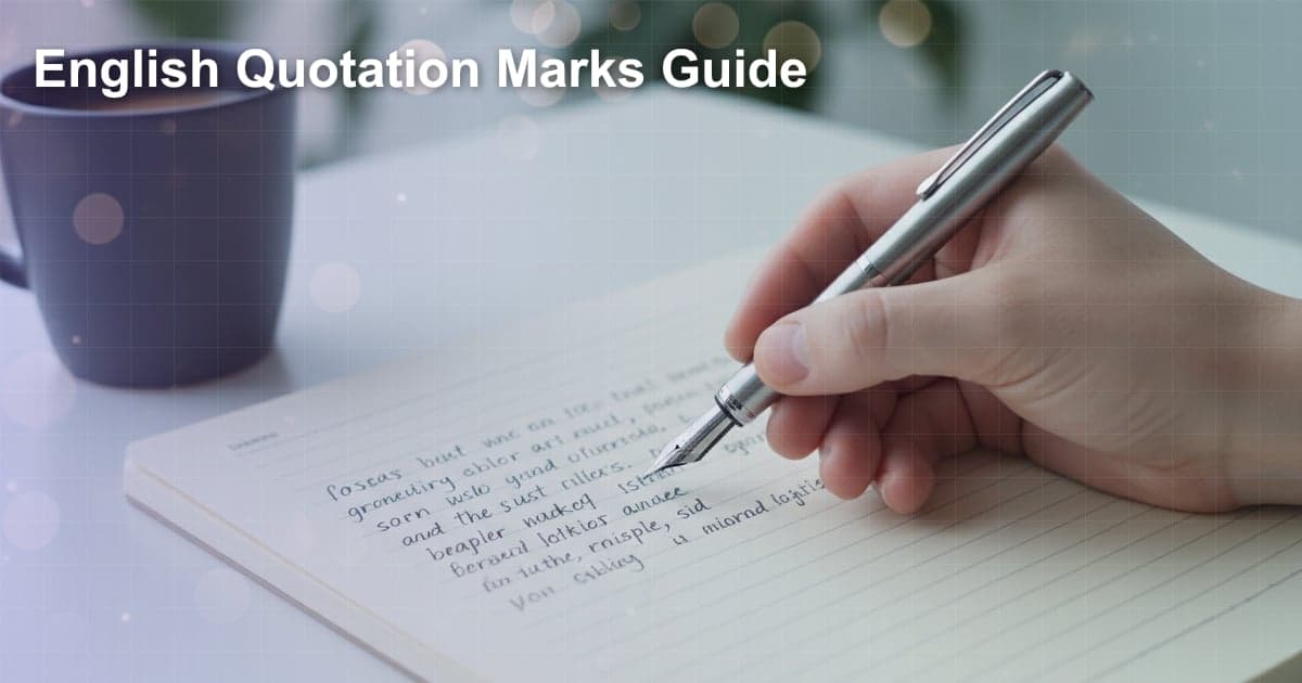 英文标点符号：引号的正确用法指南