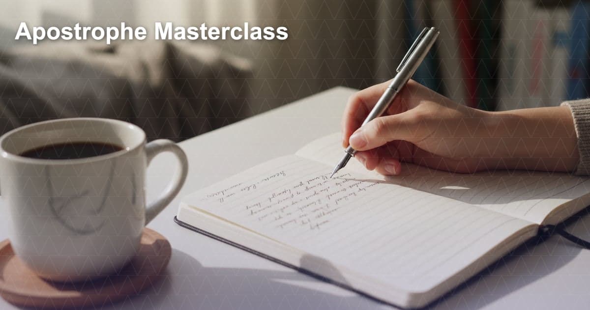 撇号（Apostrophe）用法精讲：所有格与缩合形式，让你的英语写作更地道！