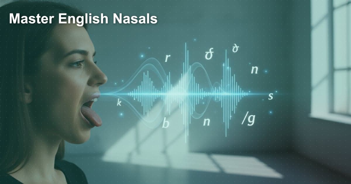 告别“糊涂音”：掌握英语鼻音 /m/, /n/, /ŋ/ 的发音秘诀