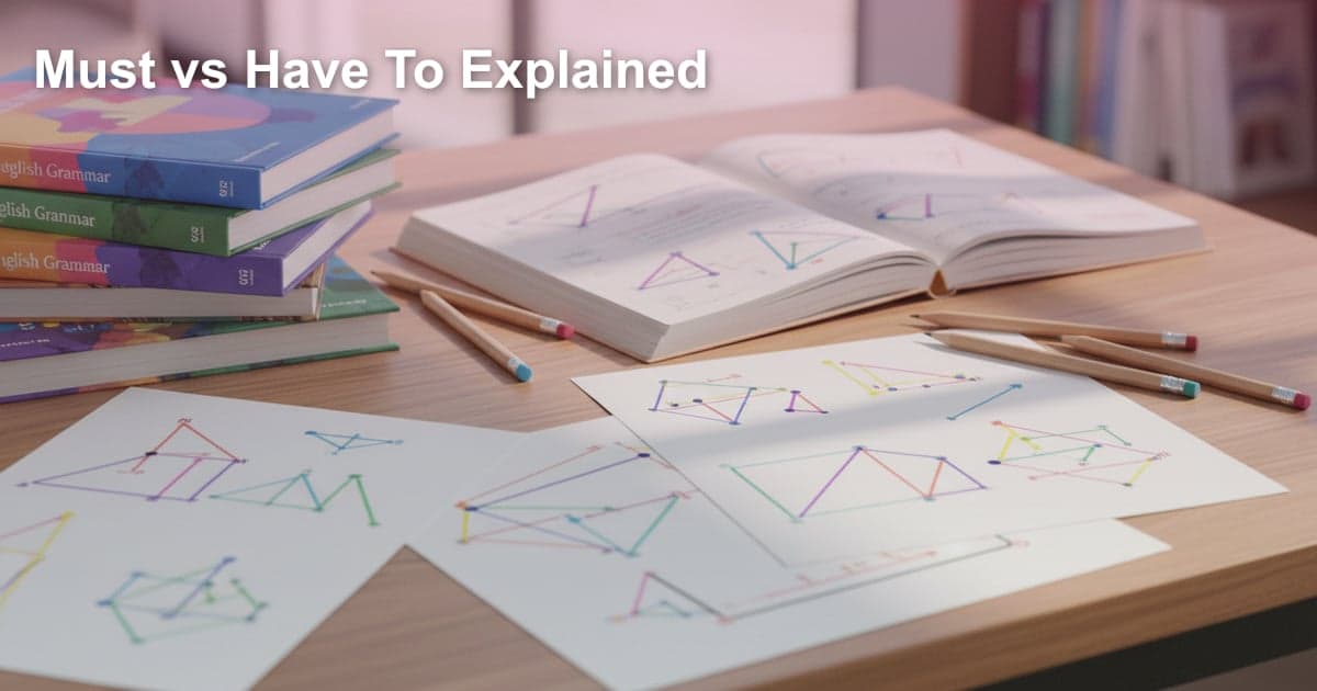 Must vs Have To：用法与区别深度解析（附练习）