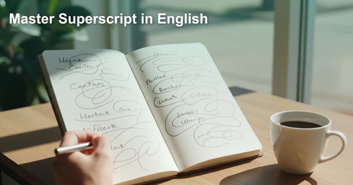 掌握英文“上标”：让你的写作更专业、更清晰