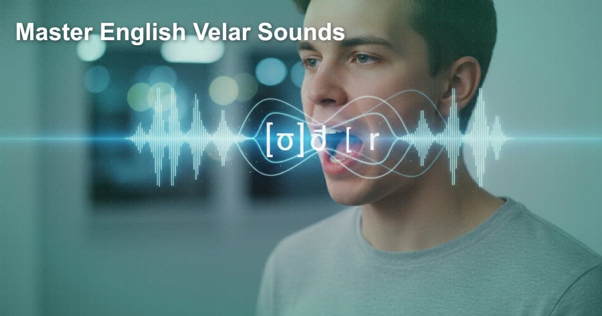 掌握英式发音：/k/, /g/, /ŋ/ 塞音的奥秘与练习