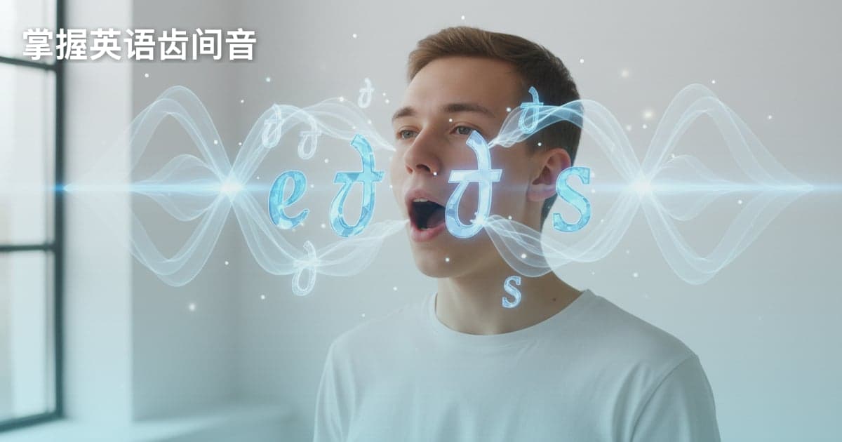 掌握发音难点：英语中的齿间音 /θ/ 和 /ð/